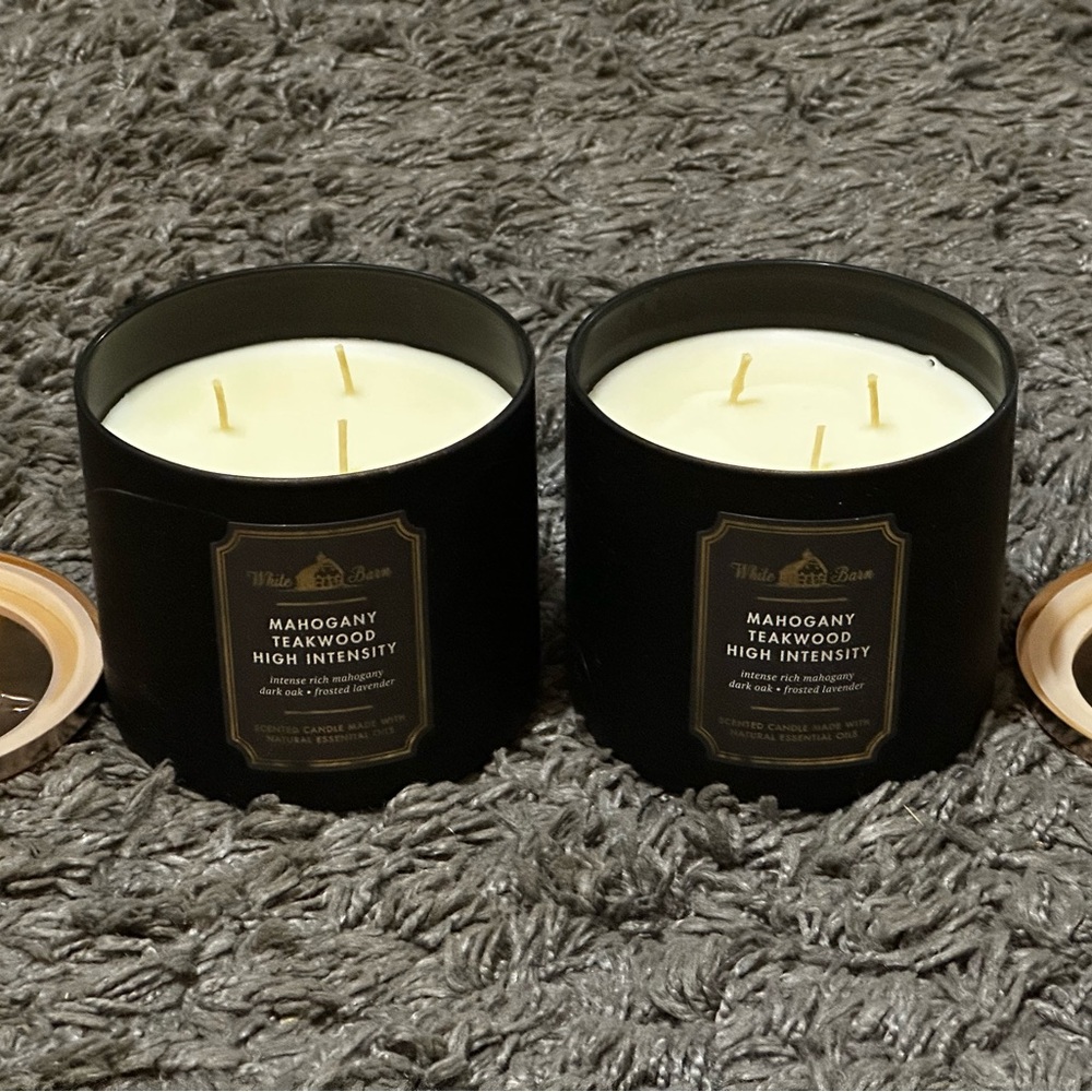 Bath & Body Works Mahogany Teakwood High Intensity (Lot of 2)
